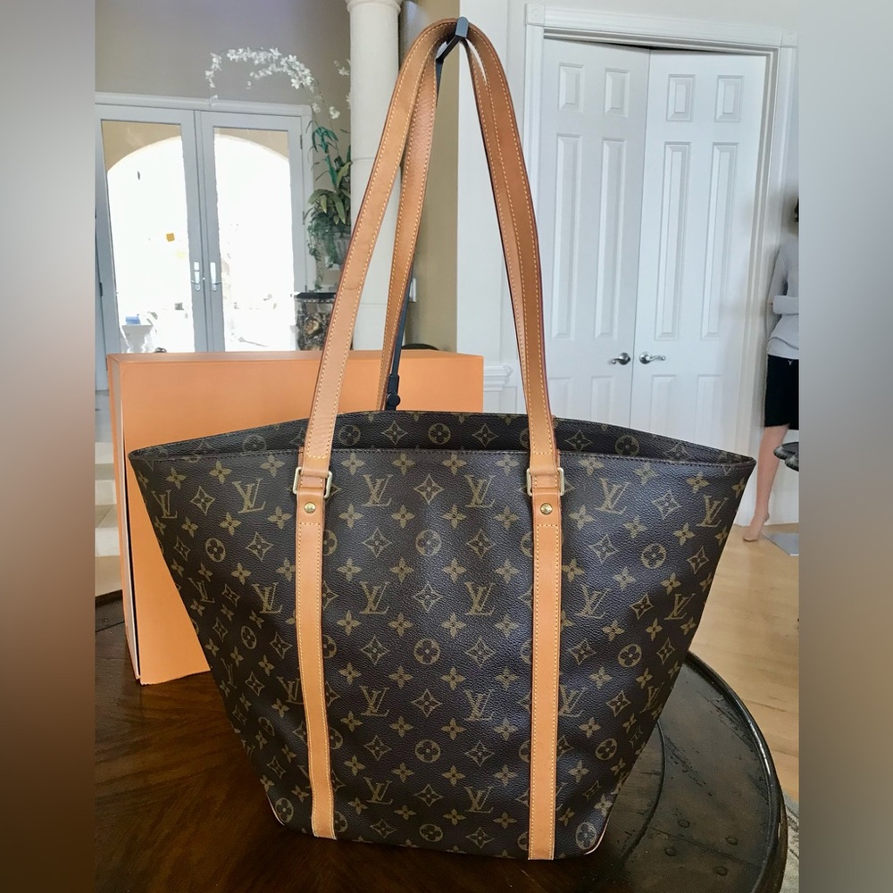 Louis Vuitton Monogram Sac Shopping Tote